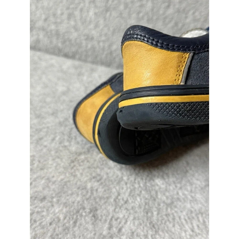 Bartek Leather Shoes Boys 27 Blue Easy On Closure Slip On School Casual